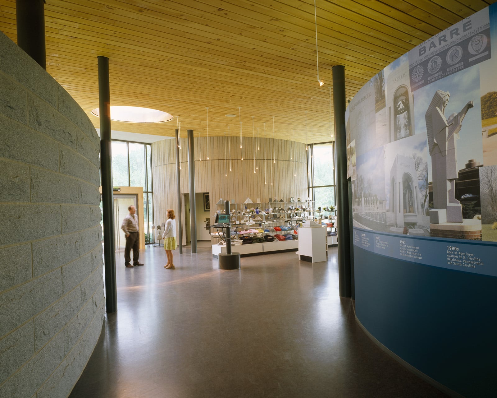 Rock of Ages Visitor Center - Vermont Architects