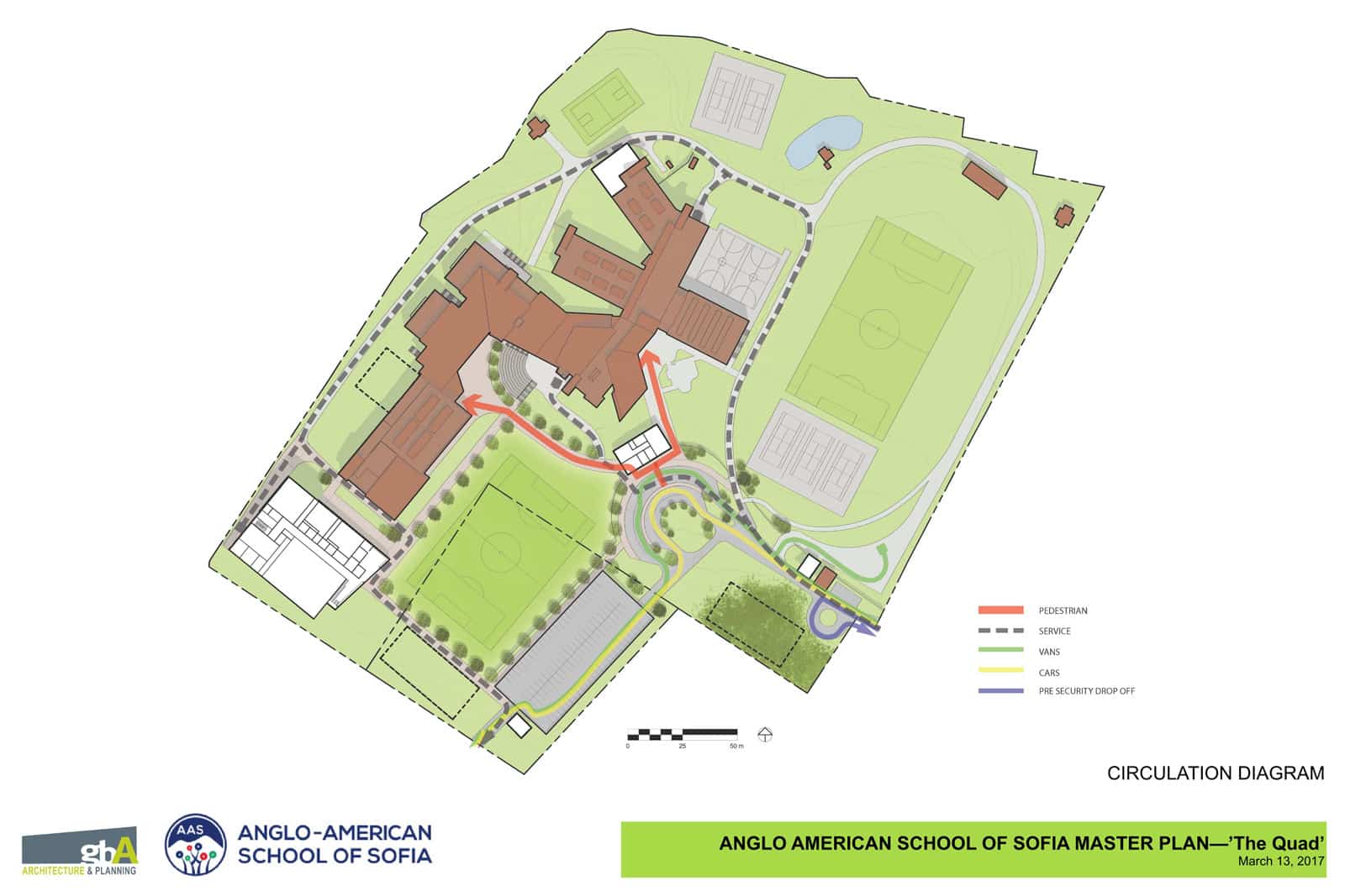 Anglo American School of Sofia Master Plan - Vermont Architects