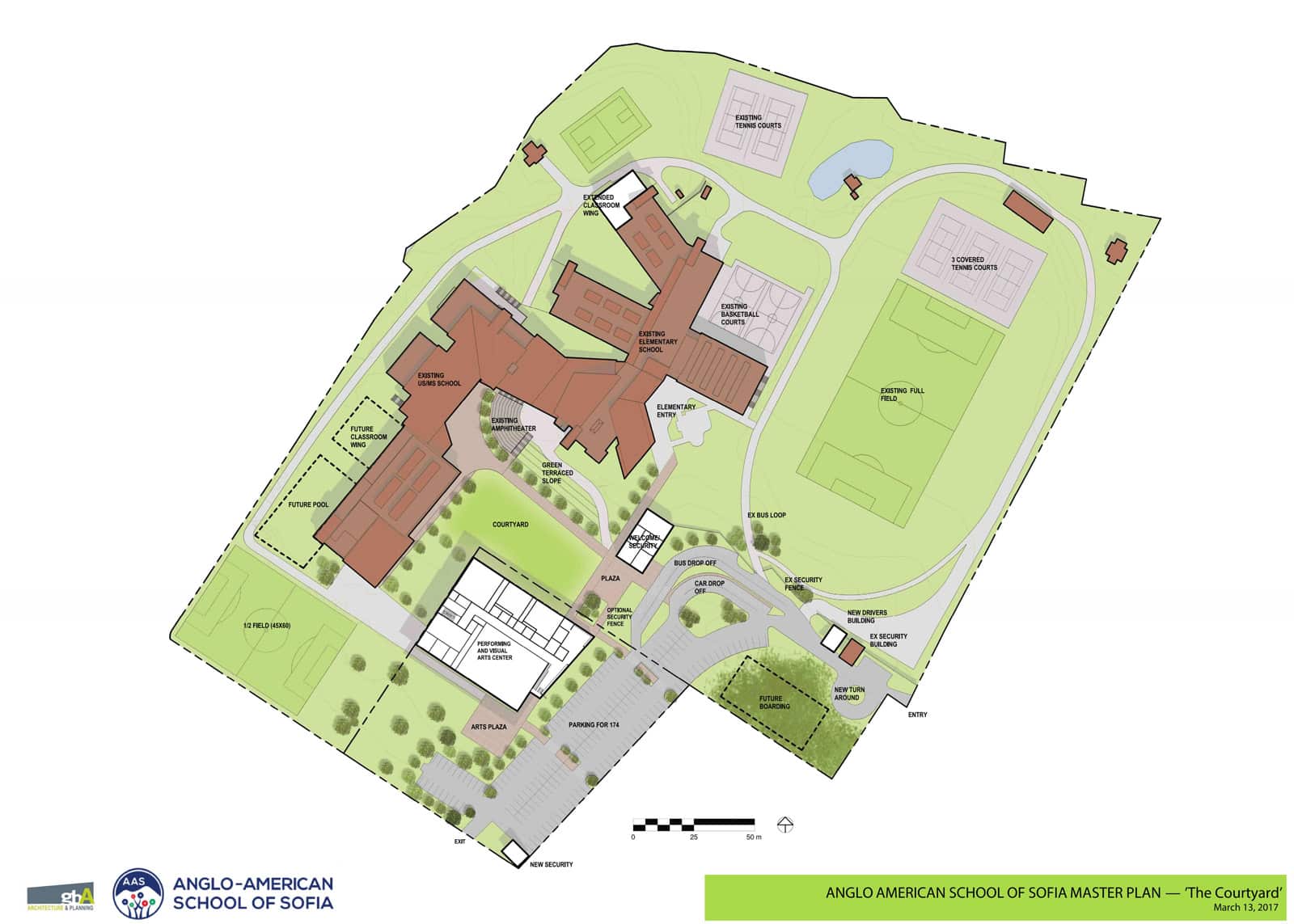 Anglo American School of Sofia Master Plan - Vermont Architects