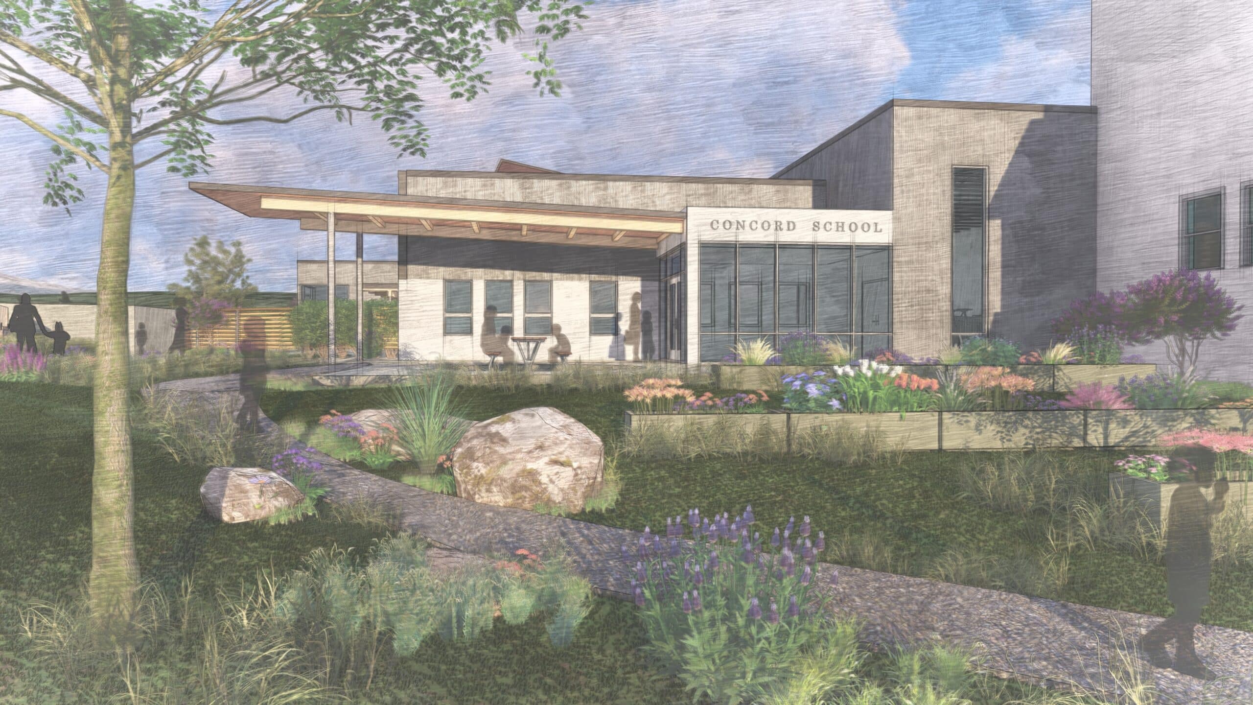 Concord School entry