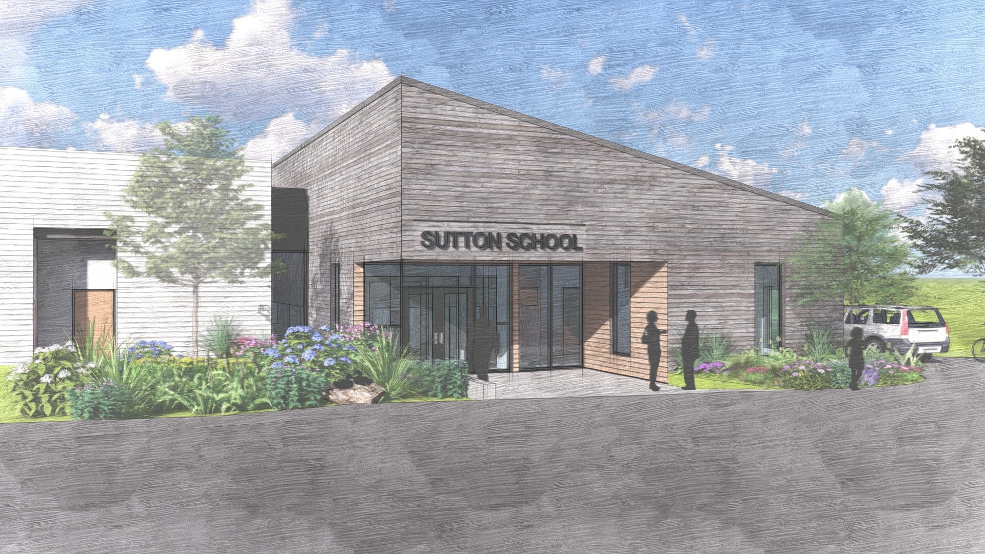 Sutton School entry design rendering